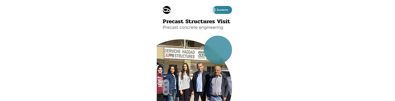 Les étudiants de la Faculté de Génie – Section 2 visitent Derviche Haddad S.A.L.